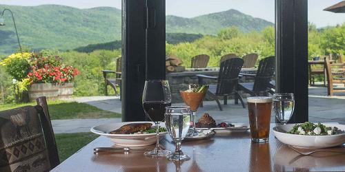 Summer Dining View - Mountain Top Inn & Resort - Chittenden, VT